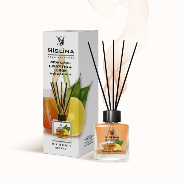 Odorizant de camera Mislina aroma Ceai Verde si Lamaie 110 ml – Mislina Perfume