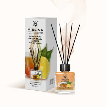Odorizant de camera Mislina aroma Ceai Verde si Lamaie 110 ml – Mislina Perfume