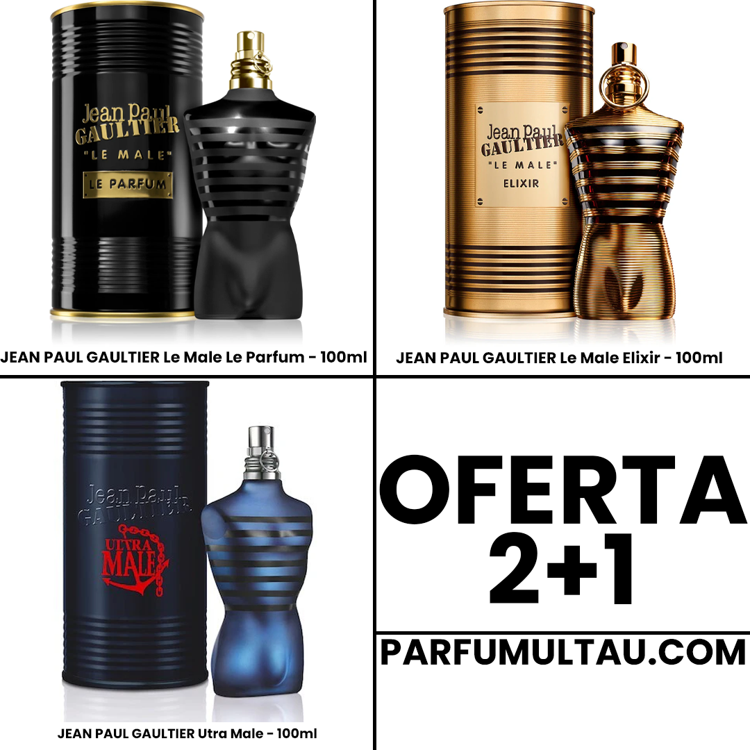 Oferta 2+1: Le Male Le Parfum, Le Male Elixir & Ultra Male